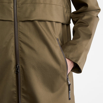 Timberland Womens Waterproof Mid-length Parka for Women in Dark Green