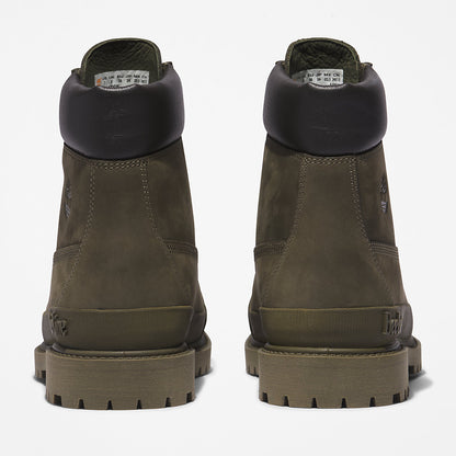 Timberland Womens Bee Line x Timberland® 6 Inch Rubber Toe Boot for Women in Dark Green