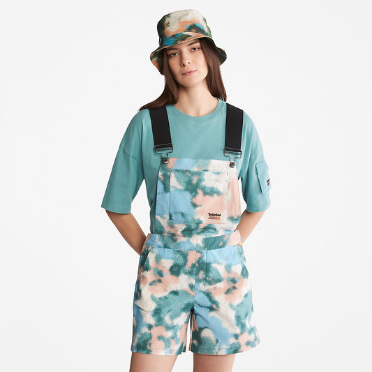 Timberland Womens Dungaree Shorts for Women in Summer Print