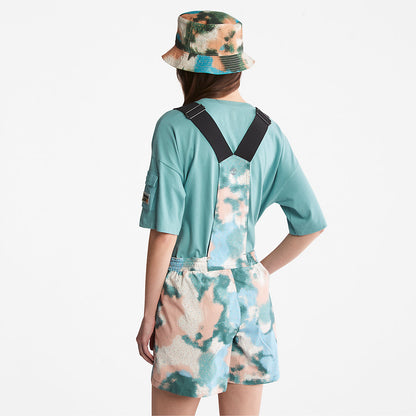 Timberland Womens Dungaree Shorts for Women in Summer Print