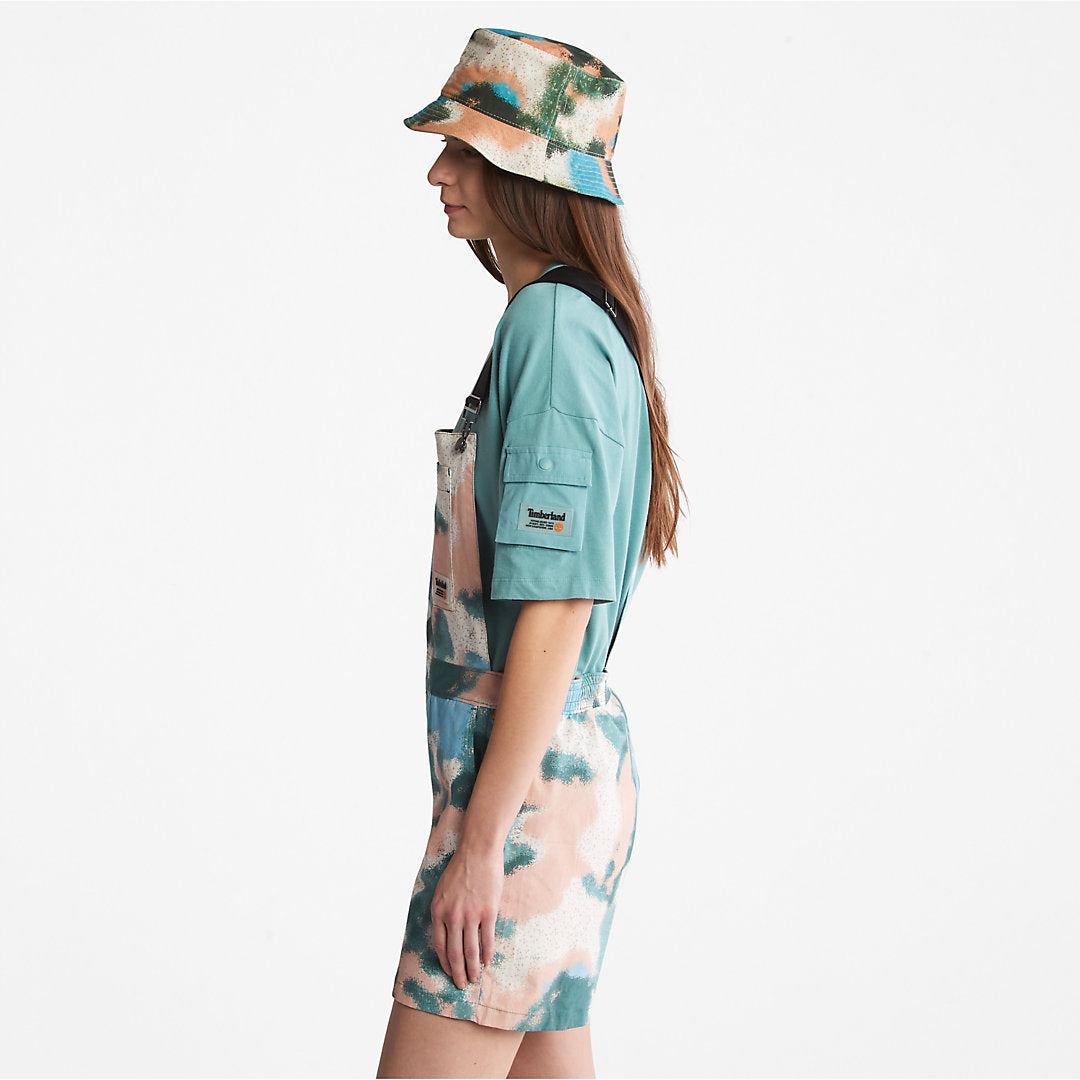 Timberland Womens Dungaree Shorts for Women in Summer Print