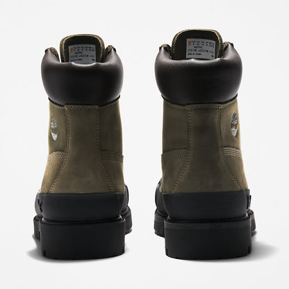 Timberland Mens Bee Line x Timberland® 6 Inch Rubber Toe Boot for Men in Dark Green/Black
