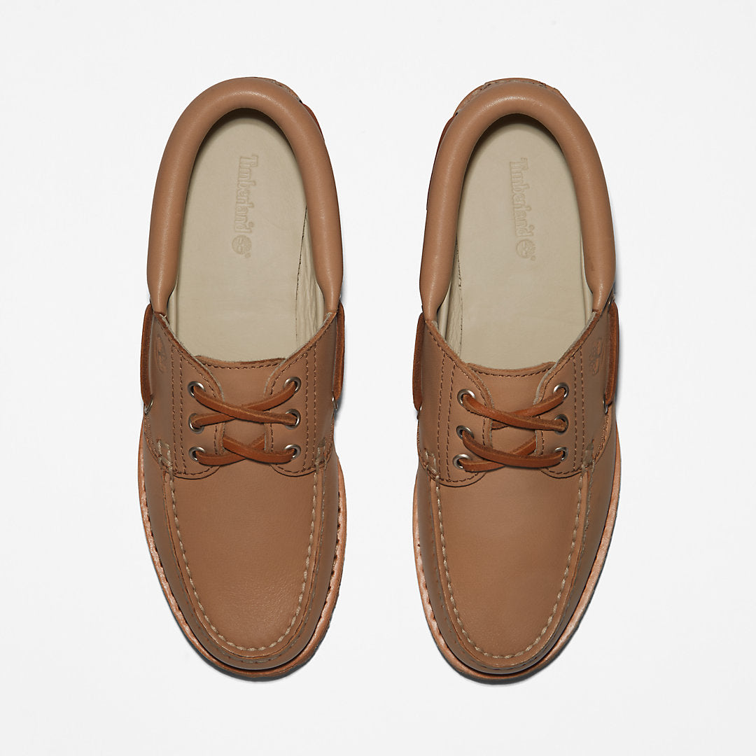 Timberland Womens Timberland® Noreen 3-Eye Boat Shoe for Women in Beige