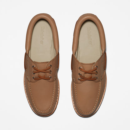Timberland Womens Timberland® Noreen 3-Eye Boat Shoe for Women in Beige
