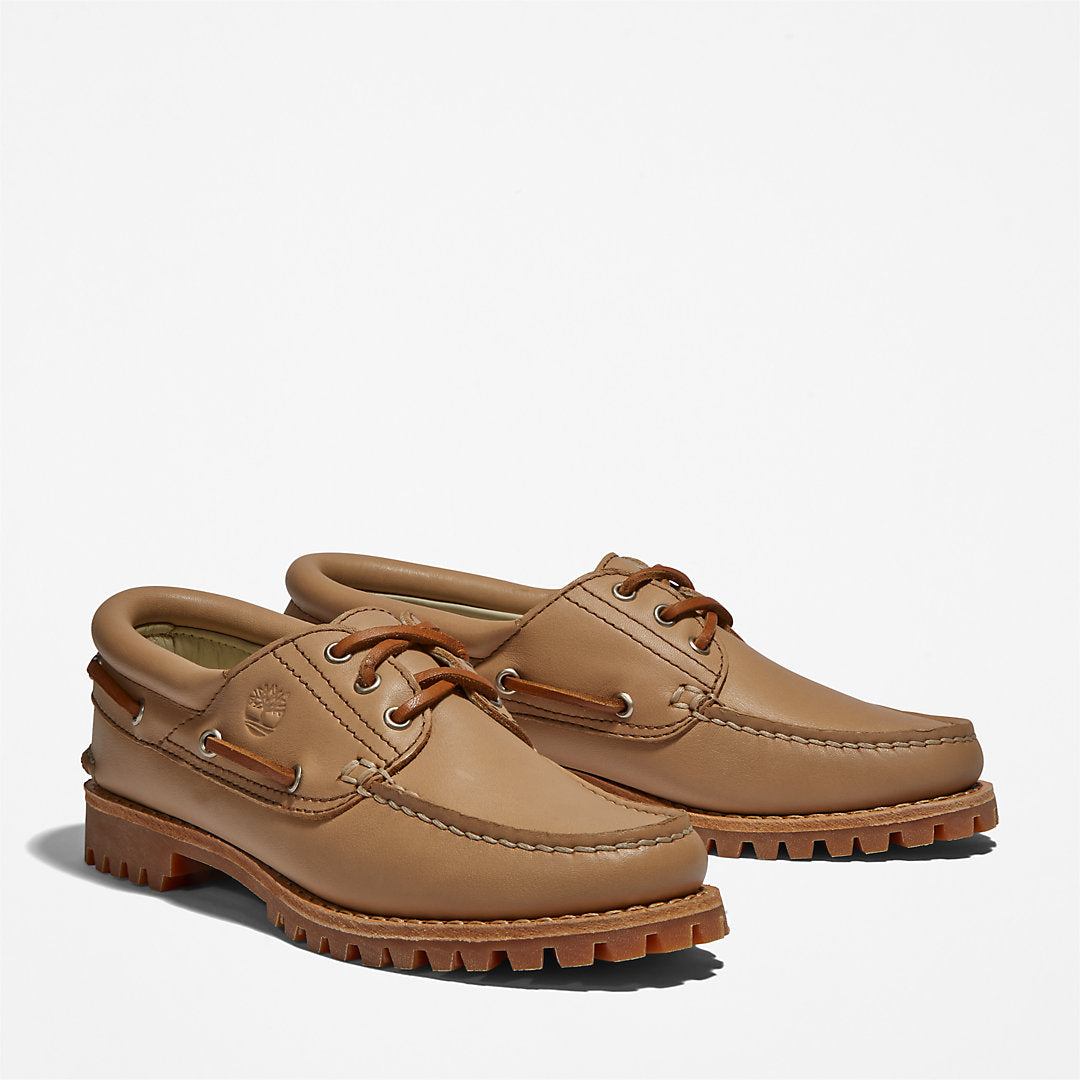 Timberland Womens Timberland® Noreen 3-Eye Boat Shoe for Women in Beige