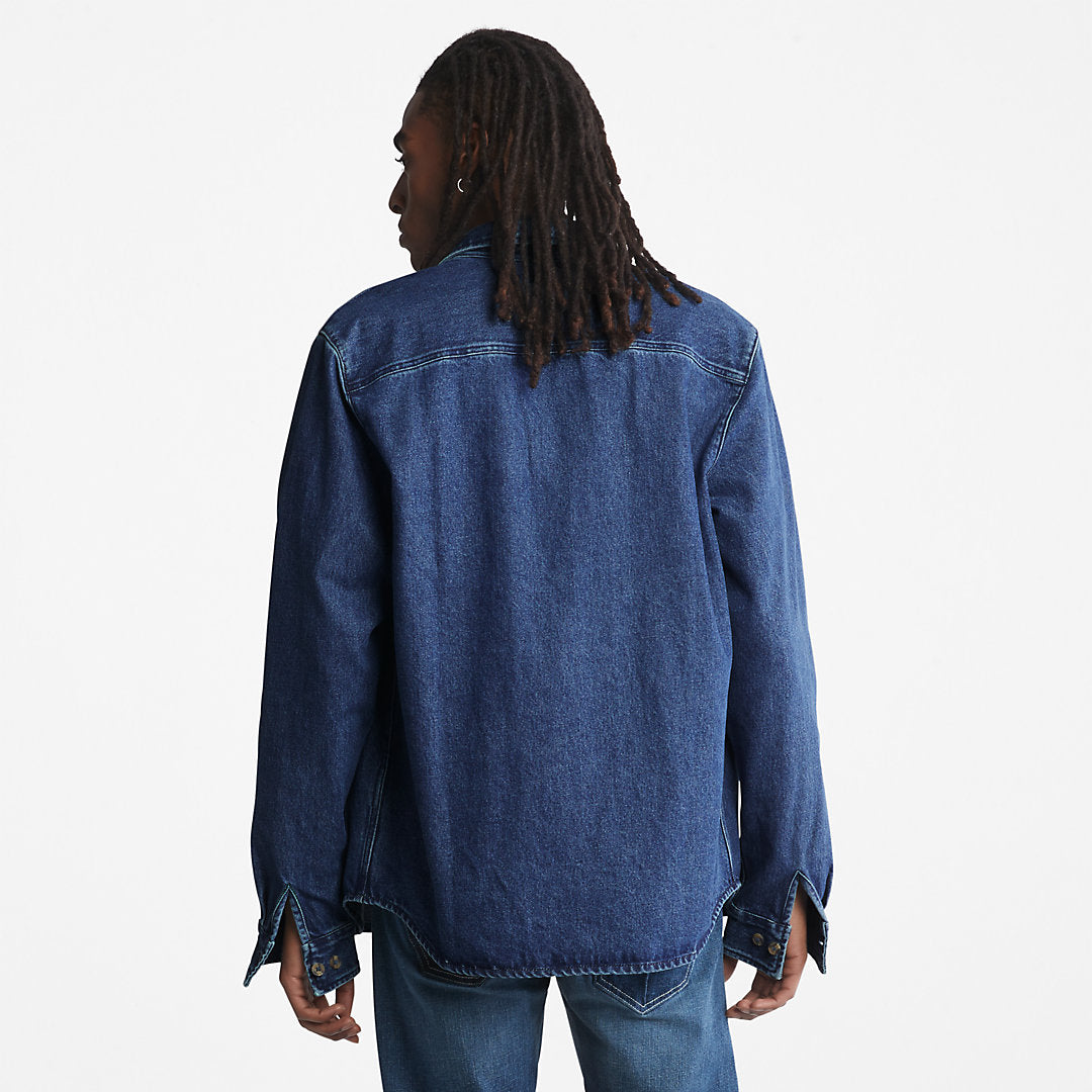 Timberland Mens Outdoor Heritage Denim EK+ Overshirt for Men in Indigo