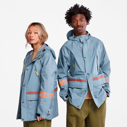 Timberland Mens Bee Line x Timberland® Triple-layer Parka in Blue