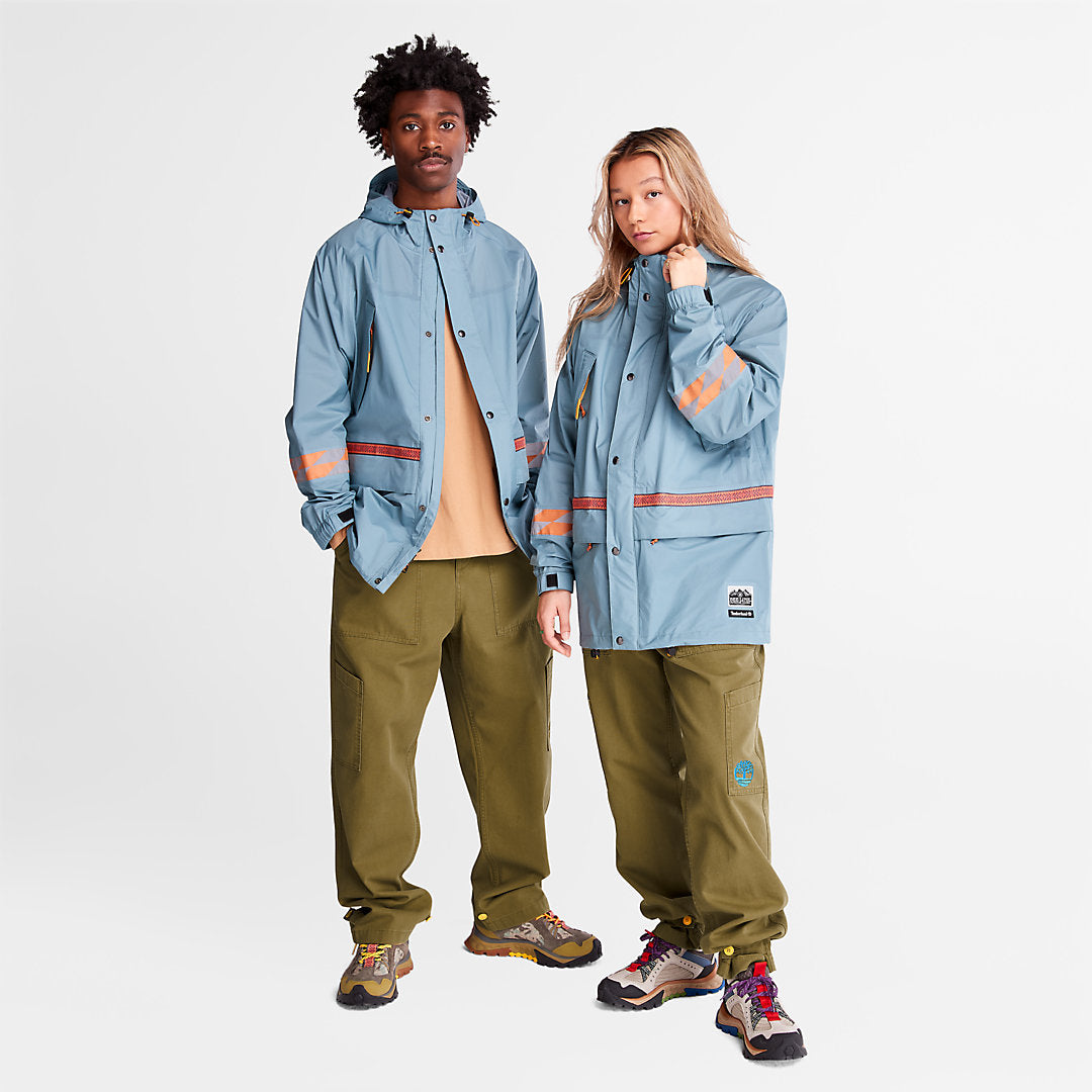 Timberland Mens Bee Line x Timberland® Triple-layer Parka in Blue