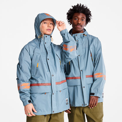 Timberland Mens Bee Line x Timberland® Triple-layer Parka in Blue