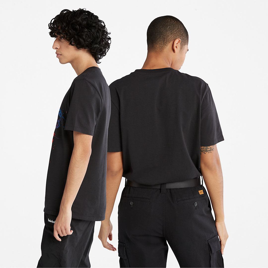Timberland Mens Paint Pride T-Shirt in Black