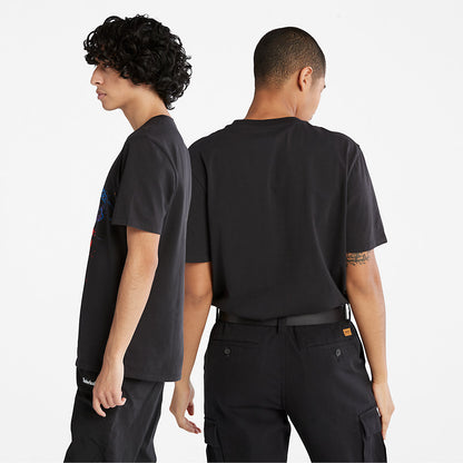 Timberland Mens Paint Pride T-Shirt in Black