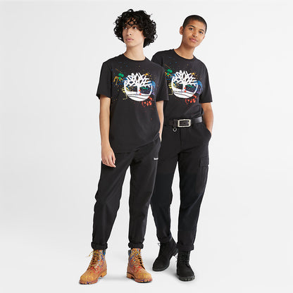Timberland Mens Paint Pride T-Shirt in Black
