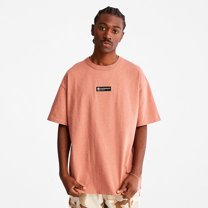 Timberland Mens Earthkeepers® by Raeburn Archive Globe T-Shirt in Orange