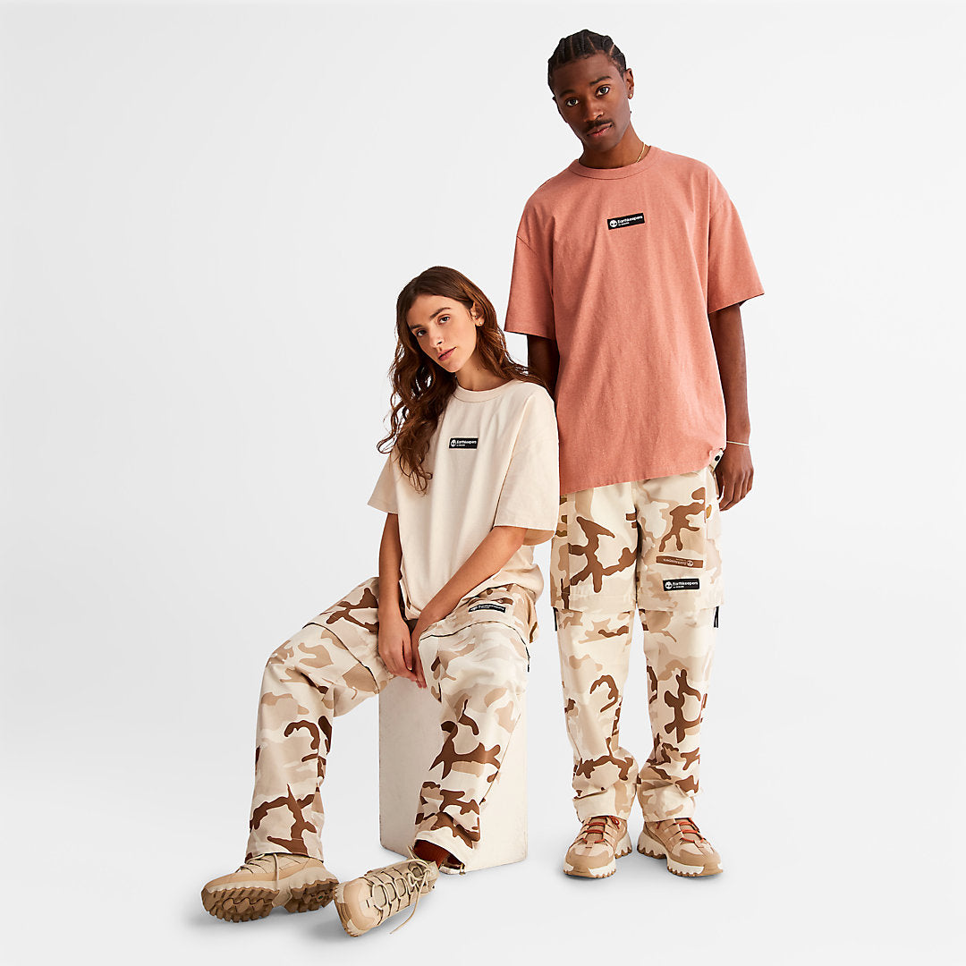 Timberland Mens Earthkeepers® by Raeburn Archive Globe T-Shirt in Orange