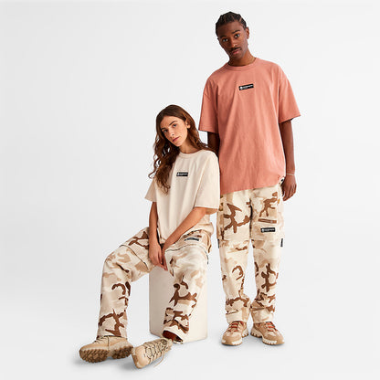 Timberland Mens Earthkeepers® by Raeburn Archive Globe T-Shirt in Orange