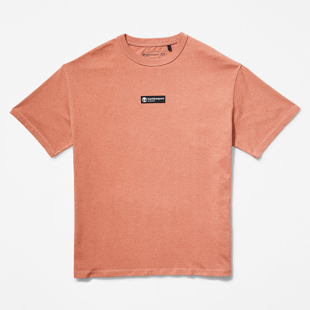 Timberland Mens Earthkeepers® by Raeburn Archive Globe T-Shirt in Orange