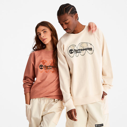 Timberland Mens Earthkeepers® by Raeburn Archive Globe Crewneck Sweatshirt Colourless