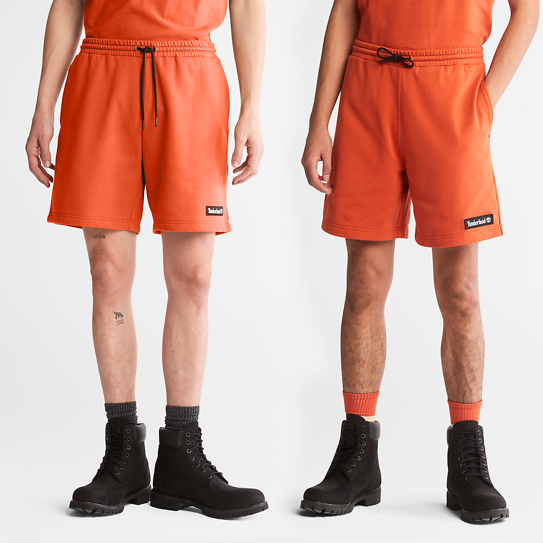 Timberland Mens All Gender Sweatshorts in Orange