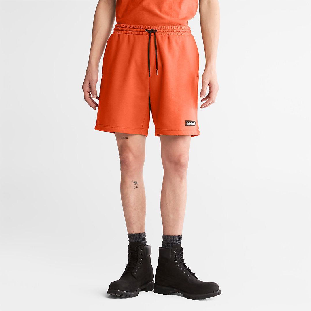 Timberland Mens All Gender Sweatshorts in Orange