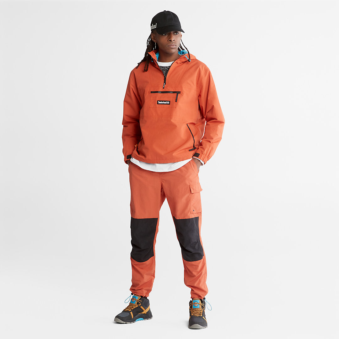 Timberland Mens All Gender Outdoor Archive Anorak in Orange