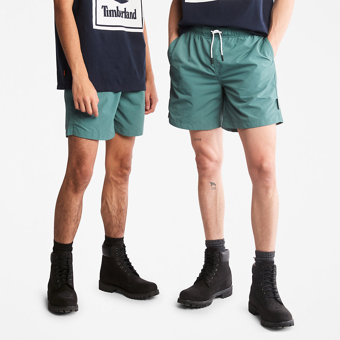 Timberland Mens All Gender Windbreaker Shorts in Green