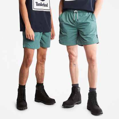 Timberland Mens All Gender Windbreaker Shorts in Green