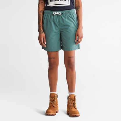 Timberland Mens All Gender Windbreaker Shorts in Green