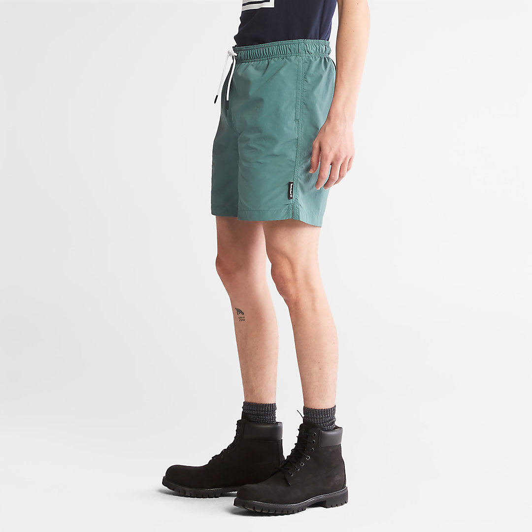 Timberland Mens All Gender Windbreaker Shorts in Green