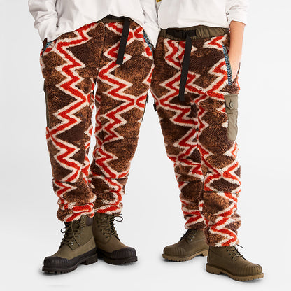 Timberland Mens Bee Line x Timberland® Fleece Bottoms in Red