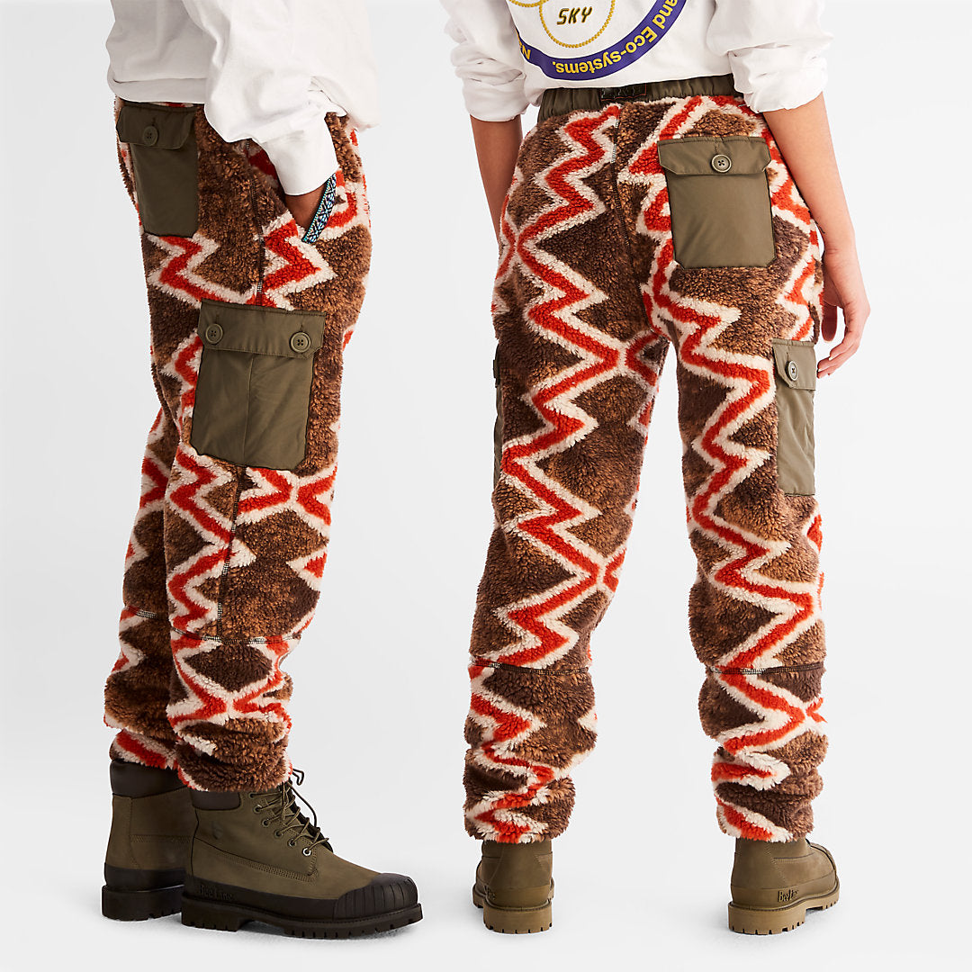 Timberland Mens Bee Line x Timberland® Fleece Bottoms in Red