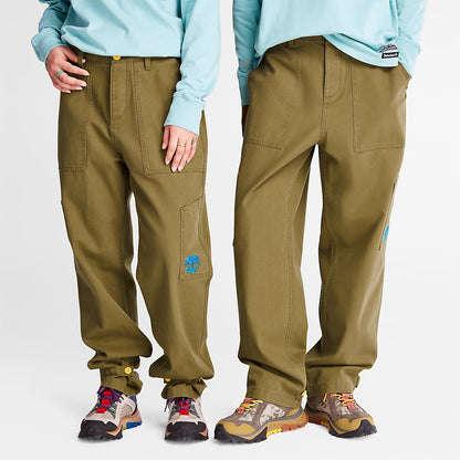 Timberland Mens Bee Line x Timberland® Wide-leg Bottoms in Brown