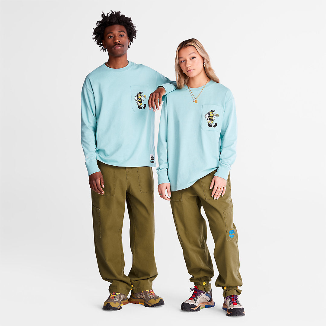 Timberland Mens Bee Line x Timberland® Wide-leg Bottoms in Brown