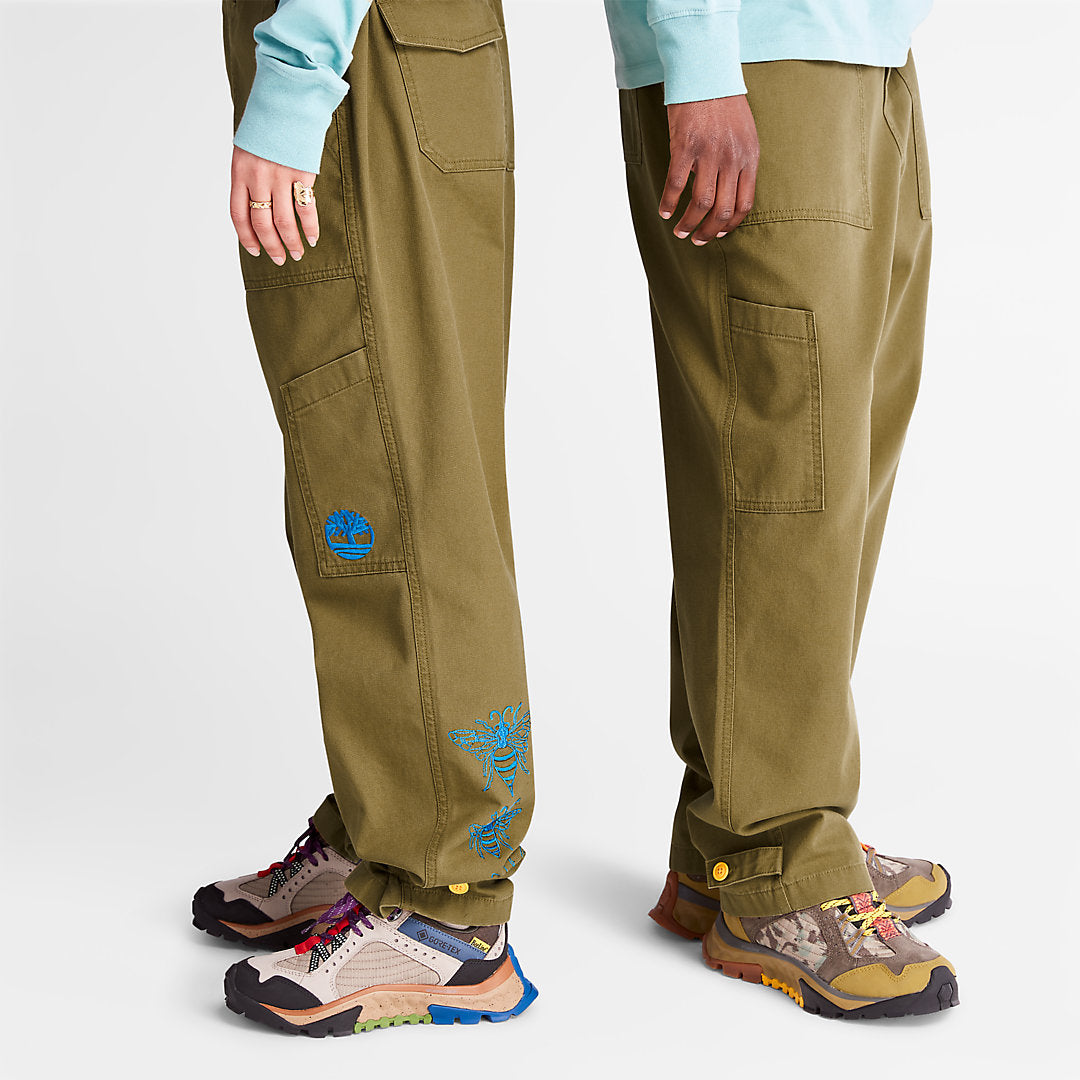Timberland Mens Bee Line x Timberland® Wide-leg Bottoms in Brown