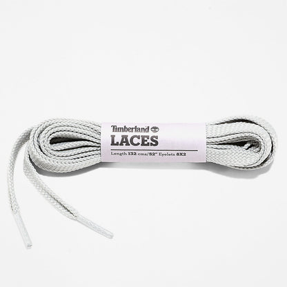 Timberland Mens 132cm/52” Flat Replacement Laces in Grey